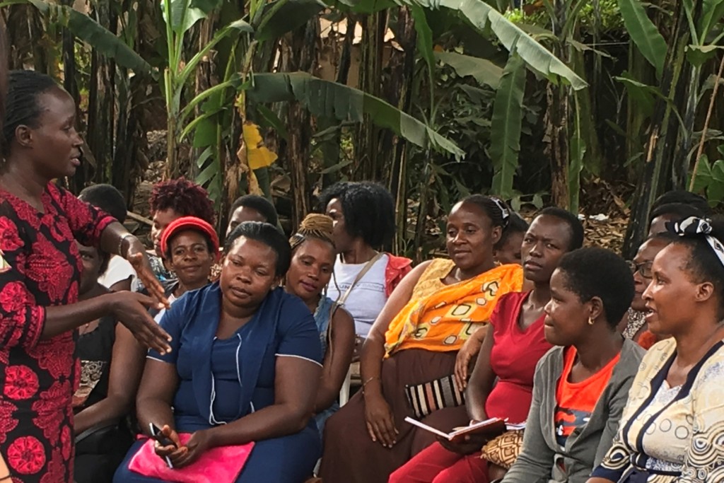 Community-based tourism entrepreneurship training near Kibale National Park in Uganda. Image supplied by James Nadiope.