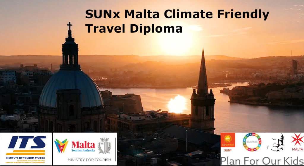 SUNx Malta launches world-first Climate Friendly Travel Diploma with ITS