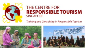 Centre for Responsible Tourism Singapore logo and two images