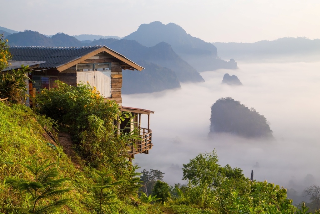 Little Home at Phu Langka National Park in Phayao Province, Thailand. Image supplied by Khiri Travel.