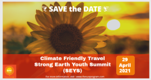 The ‘Strong Earth Youth Summit’ (SEYS), April 29, 2021