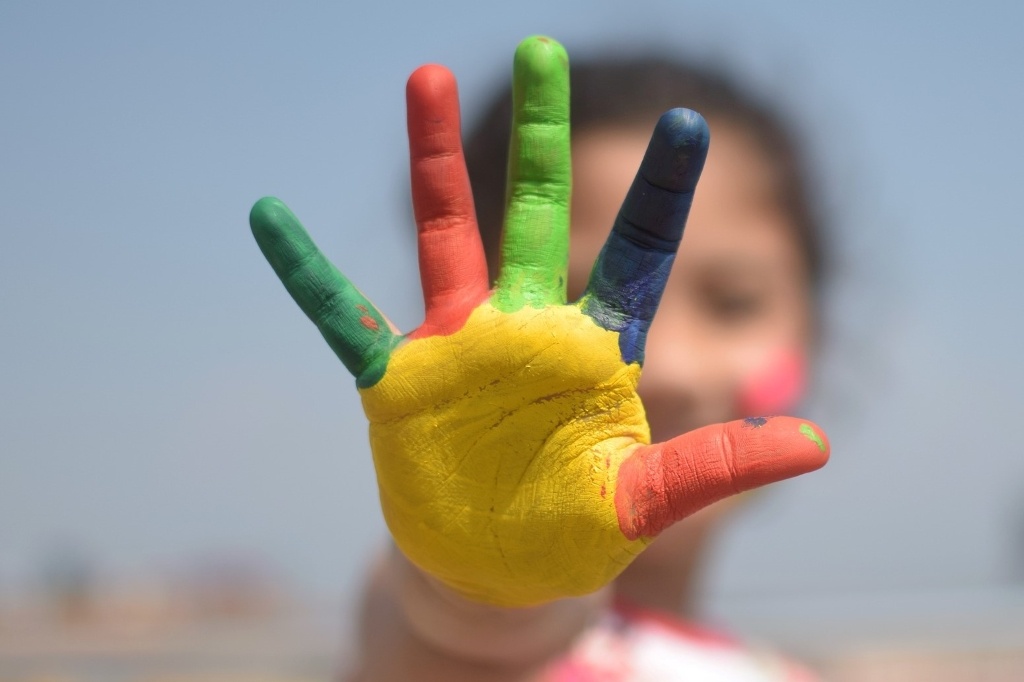 Five! Image by yohoprashant (CC0) via Pixabay. https://pixabay.com/photos/colorful-five-fingers-kid-fingers-4043742/