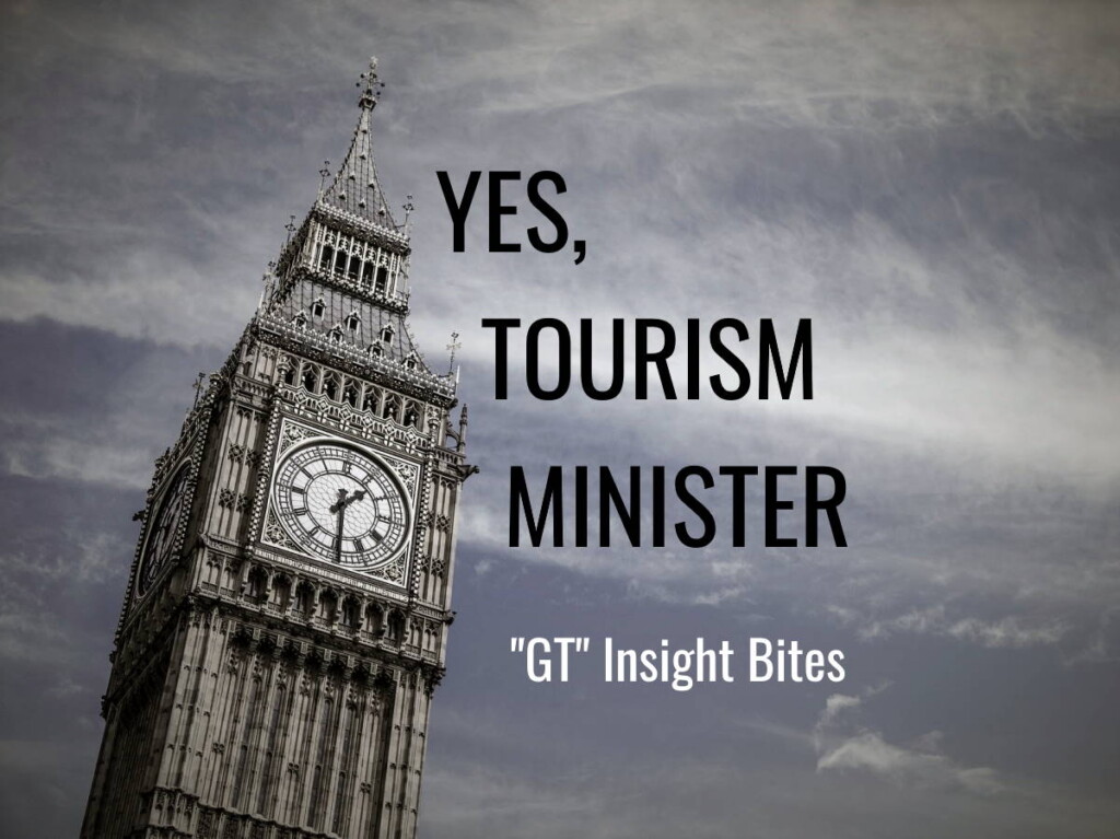 Yes, Tourism Minister ... Houses of Parliament clock tower image by Justin Vogt (CC0) via Pixabay. https://pixabay.com/photos/london-bigben-clock-2640268/