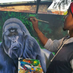 painting a gorilla 300