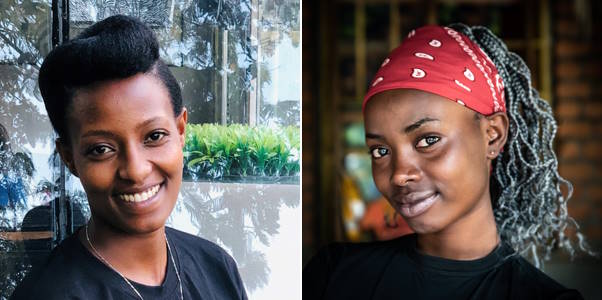 Peace Gatera and Laissa Isheija are working toward women's and youth empowerment in Rwanda