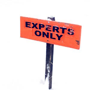 Experts only at the Scottish ski resort of Cairngorm Mountain Ski Centre