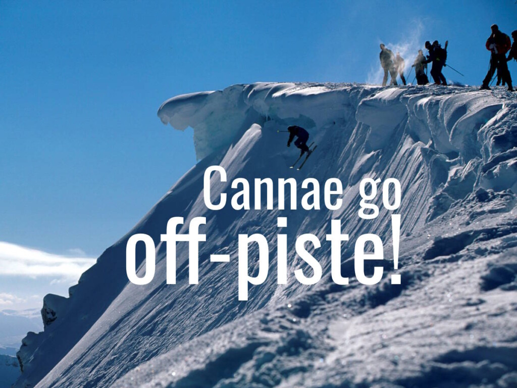 Cannae go 'off-piste' to a Scottish ski resort