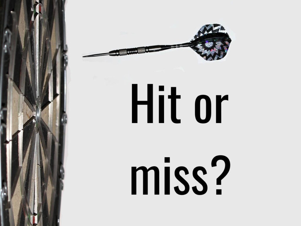 Tourism content marketing hit or miss? Image by 15299 (CC0) via Pixabay. https://pixabay.com/photos/dart-board-game-dartboard-aim-102880/
