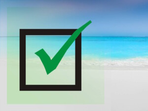 Do sustainability awards for stakeholders in long-haul destinations make sense? Check box by OpenClipart-Vectors (CC0) and the beach by Walkerssk (CC0). Both via Pixabay. https://pixabay.com/vectors/checkbox-checked-check-tick-okay-155884/ https://pixabay.com/photos/the-sea-maldives-holiday-paradise-3198131/