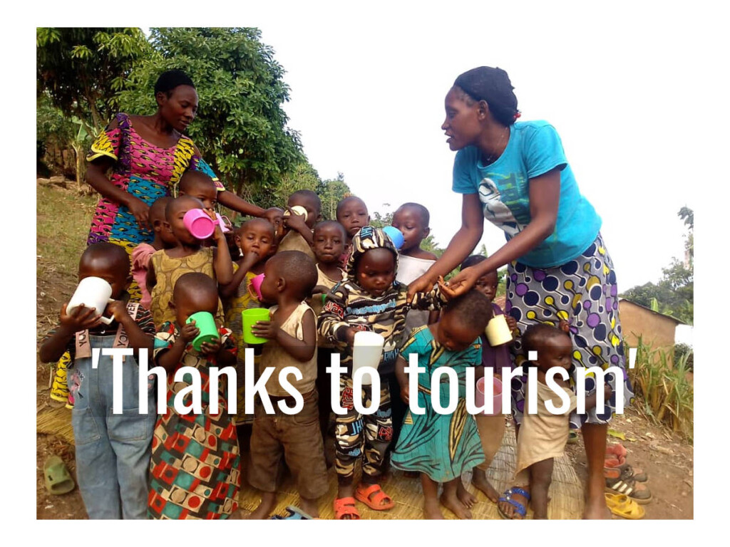 "Thanks to tourism and the money I am able to save and send back to Congo DRC, I have started a nursery school on Idjwi Island in Lake Kivu." _ Rick Masumbuko