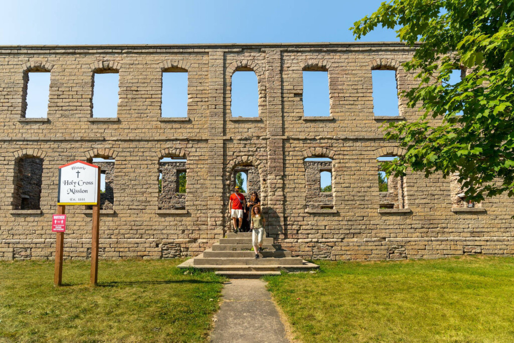 Dark tourism at the historic Holy Cross Mission Est 1844. Photo courtesy Indigenous Tourism Association of Canada (ITAC).