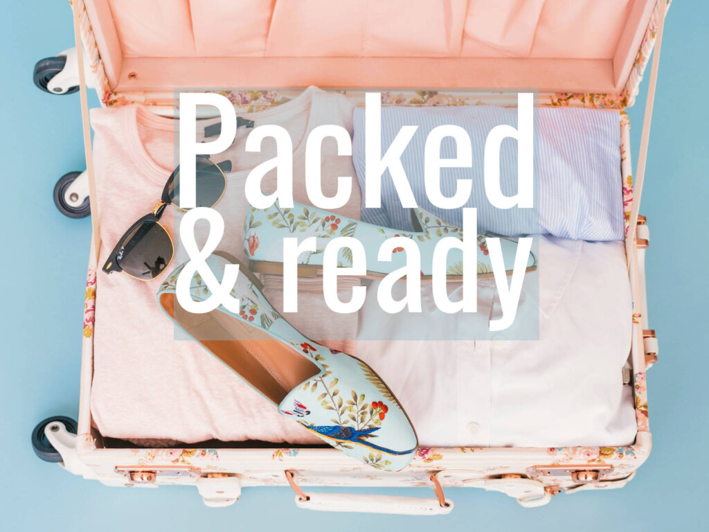 Prolonging anticipatory happiness: How can destinations exceed expectations? Packed and ready. Pic by Arnel Hasanovic (CC0) via Unsplash. https://unsplash.com/photos/clothing-items-and-pair-of-shoes-in-luggage-Nl-SXO4FAHw "GT" added the words.
