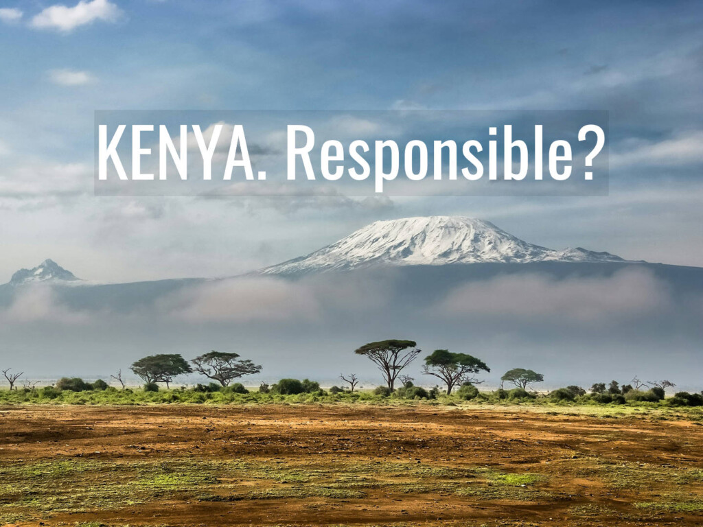 Are Kenya tourism authorities as responsible as they could be? Mt Kilimanjaro from Amboseli National Park, Kenya. Pic by Sergey Pesterev (CC0) via Unsplash. https://unsplash.com/photos/green-leaf-tree-near-mountain-covered-by-snow-at-daytime-DWXR-nAbxCk