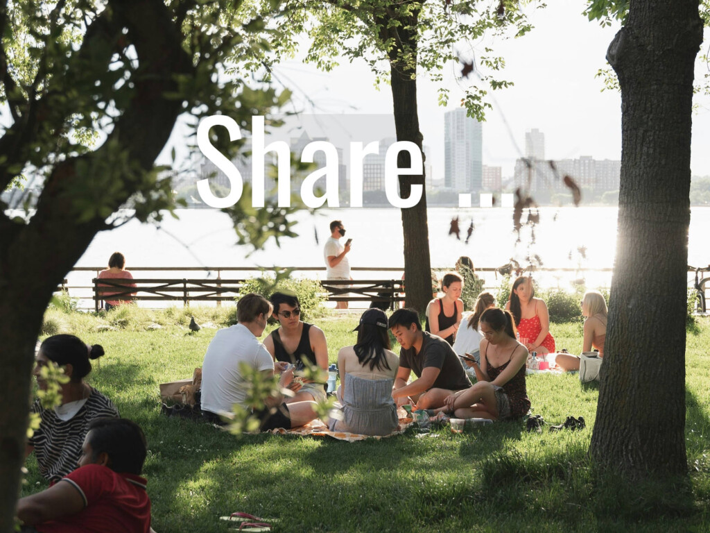 Share 'Good news in travel & tourism' as you would a picnic; as you would a public space ... Photo by Mason Dahl via unsplash. https://unsplash.com/photos/people-sitting-on-green-grass-field-near-green-trees-during-daytime--7AxXbZekDE