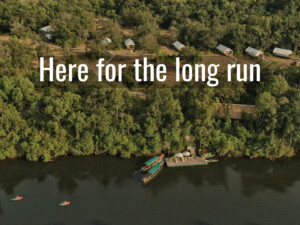 Cambodia’s multiple award-winning conservation lodge, Cardamom Tented Camp, has joined The Long Run, an international group of nature-based tourism businesses that help to protect around 9.3 million hectares (23 million acres) of biodiverse lands on six continents.