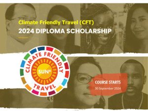 Good news in travel & tourism July-September 2024 15 2024 Climate Friendly Travel Diploma 50 scholarships for students in SIDS, LDCs and other developing states