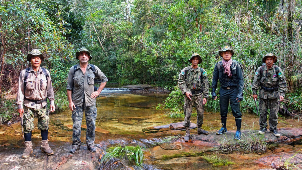 Wildlife Alliance rangers in the Cardamom Mountains, Cambodia