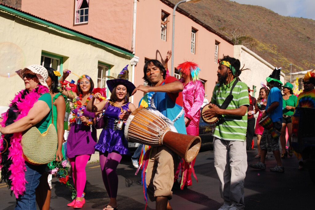 Festivals and parades are a central part of Saint culture. Photo by Ed Thorpe.