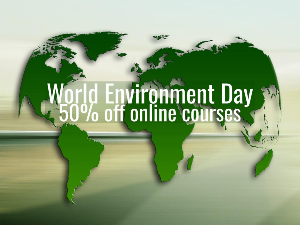 50% off responsible tourism, sustainability courses to mark World Environment Day. Map image by Gerd Altmann (CC0) via Pixabay. https://pixabay.com/illustrations/earth-continents-globalization-634815/