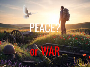 Tourism, war, and peace: Some are calling on tourism leaders to do more to promote peace. Given that tourism is often among the first casualties of war, in what tangible and measurable ways can its leaders foster peace and understanding? Gemini-generated image cropped by "GT" with words added.