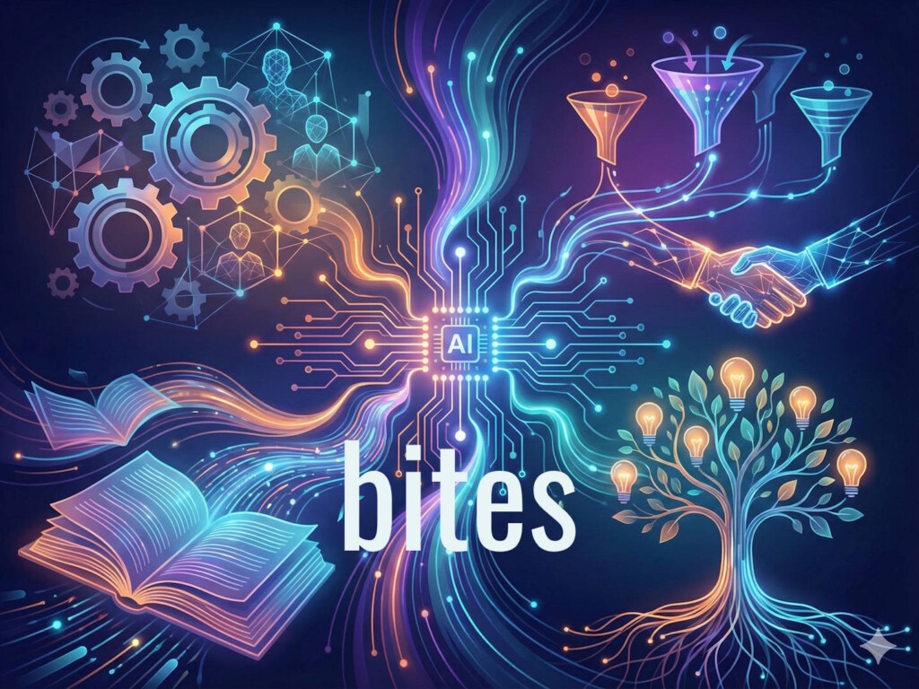 In what way is artificial intelligence (AI) changing the way you work, hire, learn, or teach? A Gemini-generated image