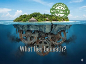 Can we measure well-being? Rethinking ‘sustainability’ in nature-based tourism 6 The flaw in sustainability and why responsible tourism avoids the hard questions. A Gemini-generated image.