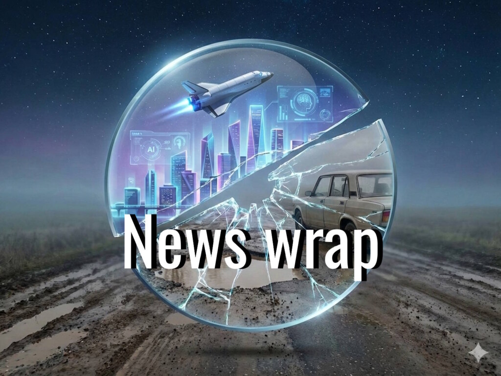 News and questions (without answers) from the week ending February 8, 2026. A Gemini-generated image.