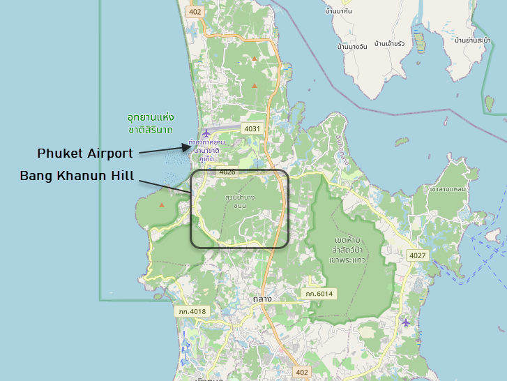 What local tourism students know about Phuket that global sustainability leaders do not 9 openmaps proximity deforestation to airport ken drew